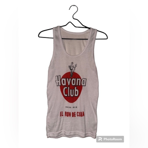 Havana‎ Club Rum Vintage white tank top